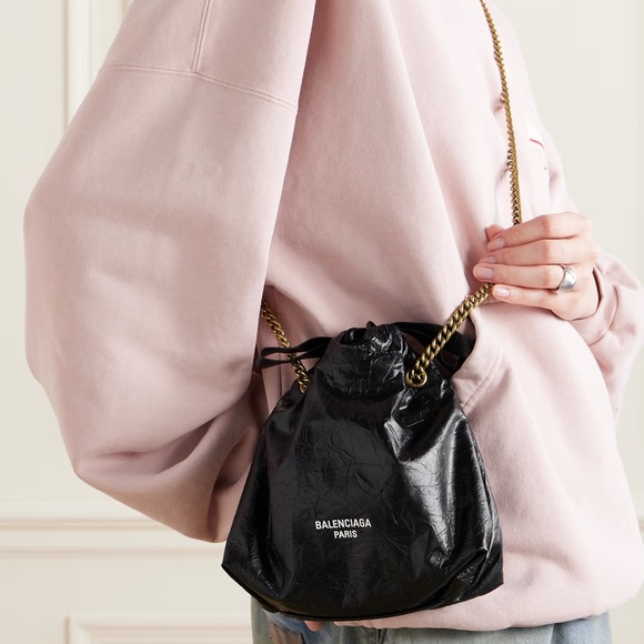 Balenciaga Handbags - Balenciaga XS Black Crush Bag